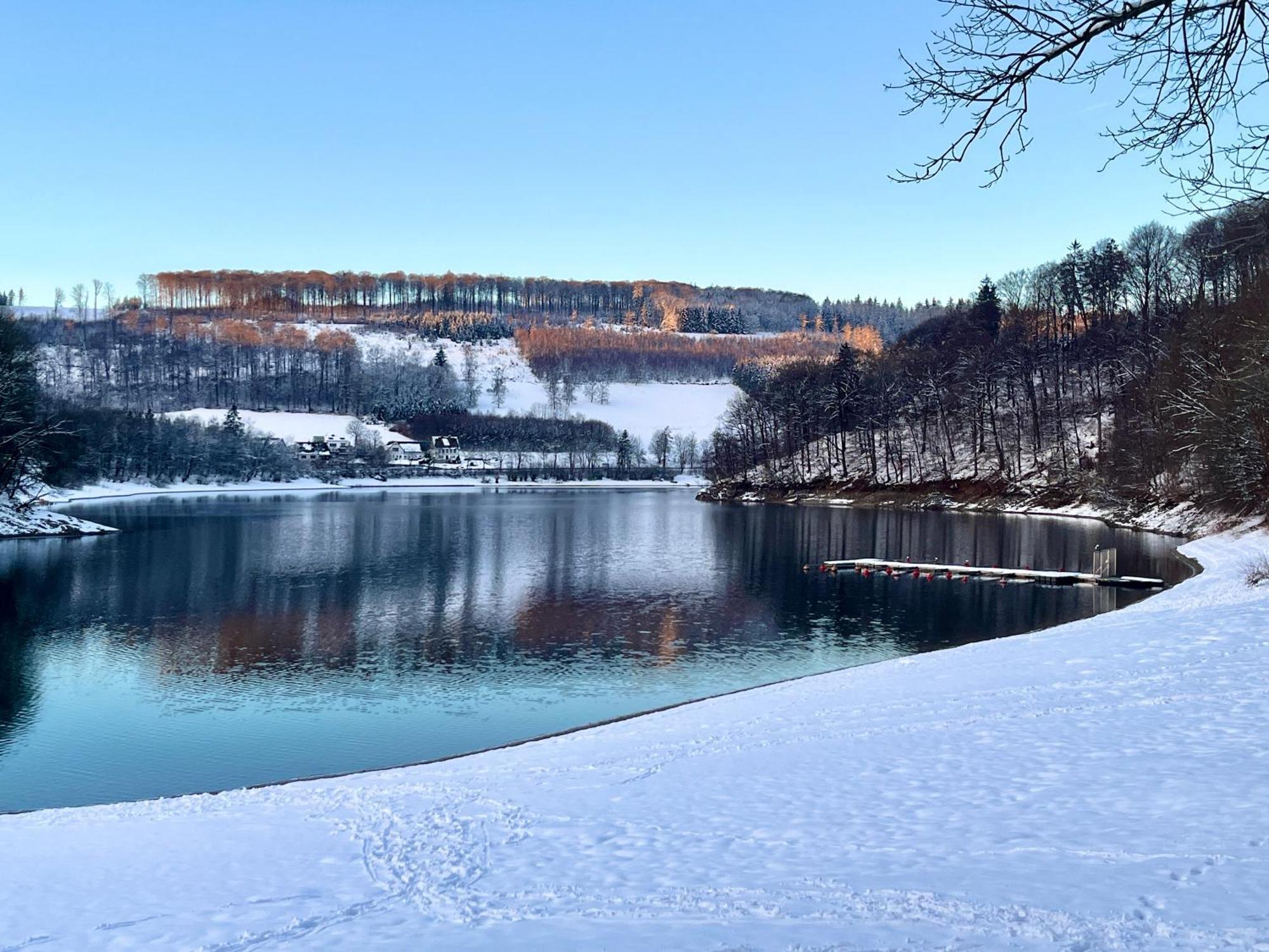 Вилла Charmantes Haus Am Hennesee Мешеде Экстерьер фото